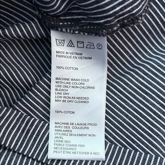 Urban Outfitters Carmen Black and White Conductor Striped Romper, Size Large - Picture 16 of 16